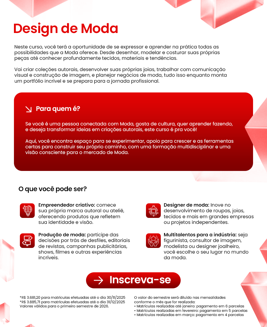 Curso Design de Produto e Serviço