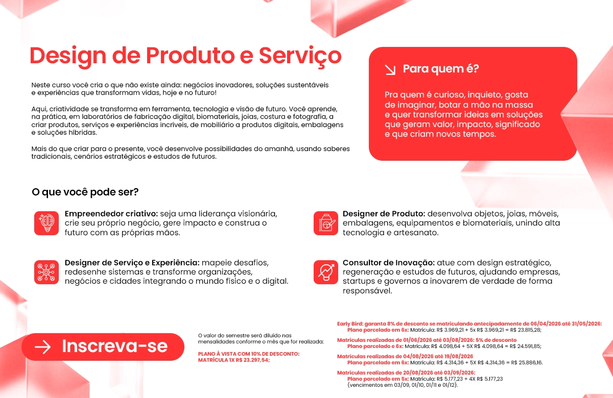 Curso Design Moda - Azul